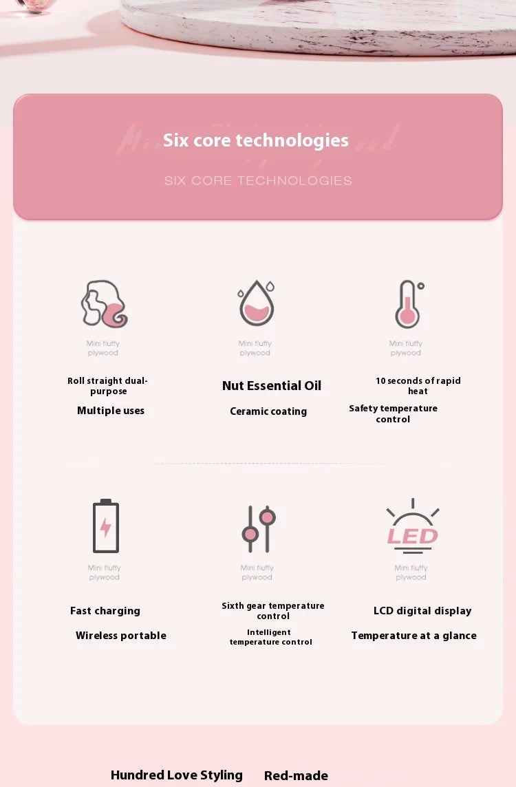 Lisseur sans fil 2 en 1