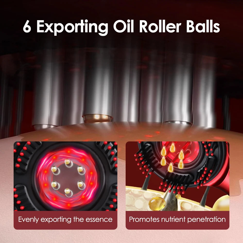 Peigne de Massage électrique à vibrations Anti-perte de cheveux