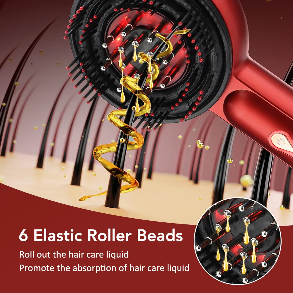 Peigne de Massage électrique à vibrations Anti-perte de cheveux