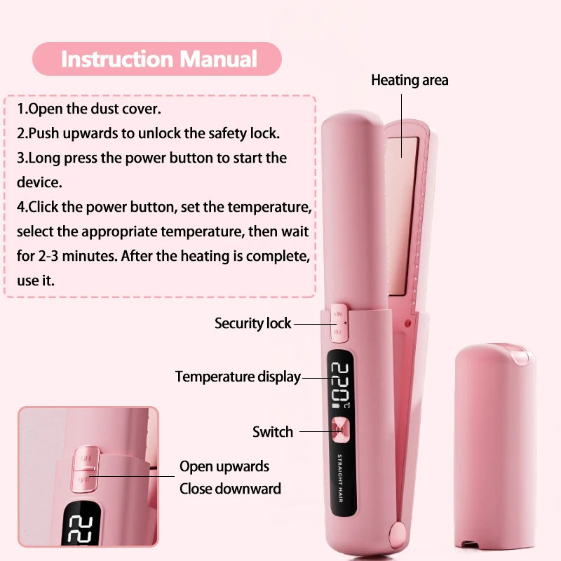 Lisseur sans fil 2 en 1