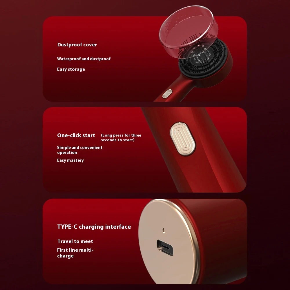 Peigne de Massage électrique à vibrations Anti-perte de cheveux